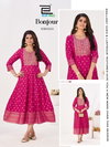 Bonjour By Blue Hills Rayon Size Combo Anarkali Kurtis Exporters In India